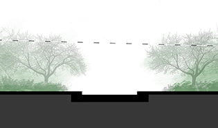 A Bower House raised structure visualization