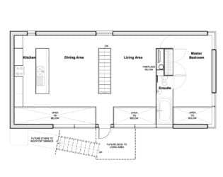 Main Floor Plan for Chelsea Hill House
