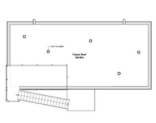 Roof Floor Plan for Chelsea Hill House