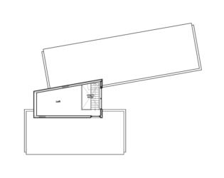 Loft floorplan of Hill-Maheux Cottage
