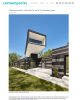 Contemporist website screenshot thumbnail of A Bower House feature in 2016