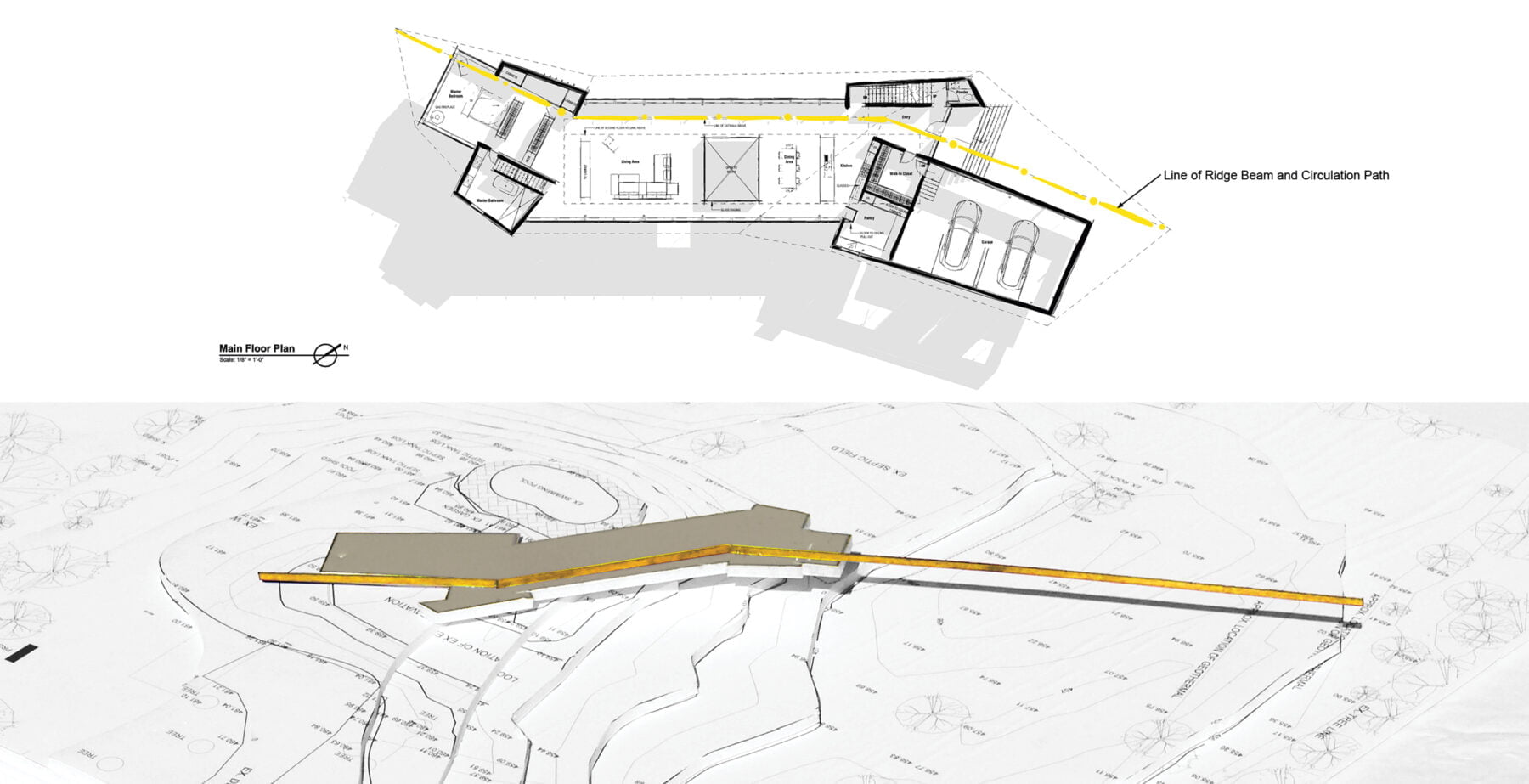 Forest Retreat main floor plan