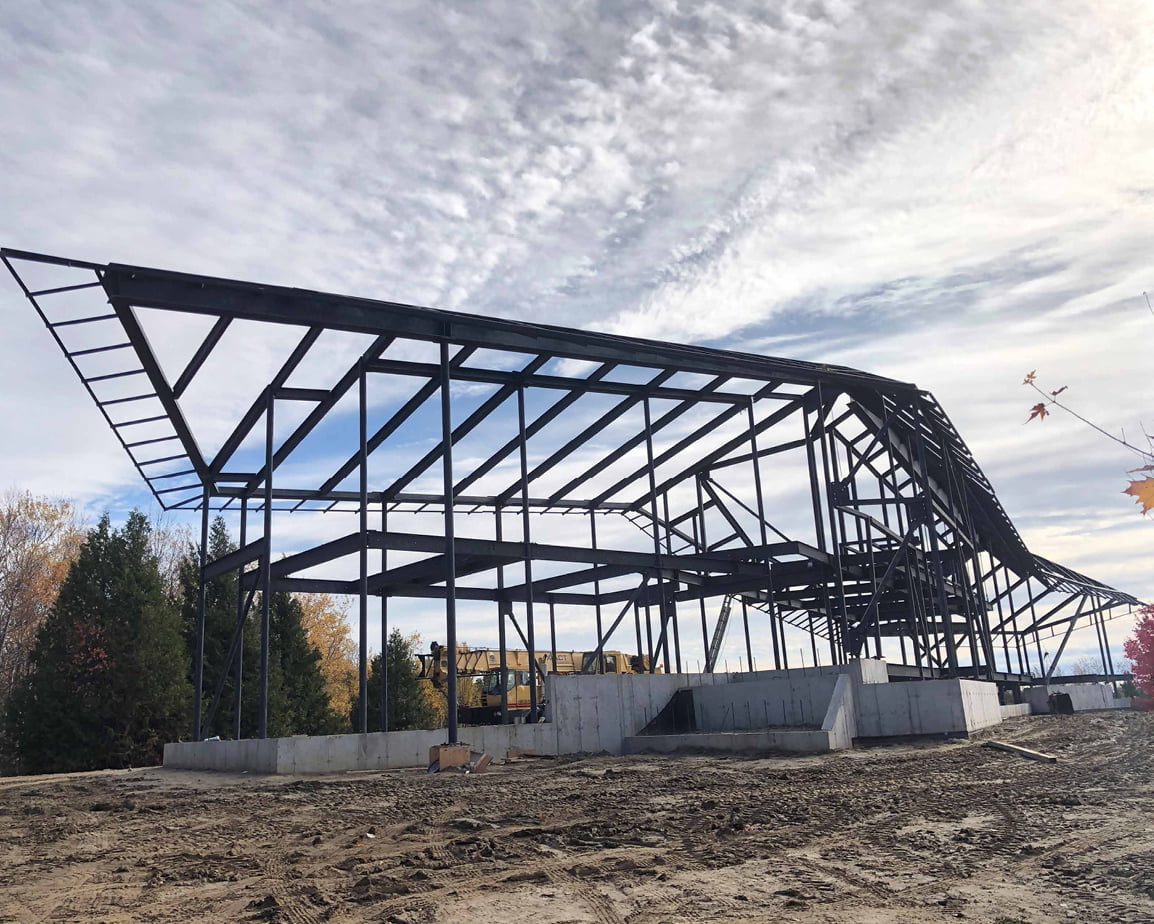 toronto residential architects project Forest Retreat view of outdoor structure
