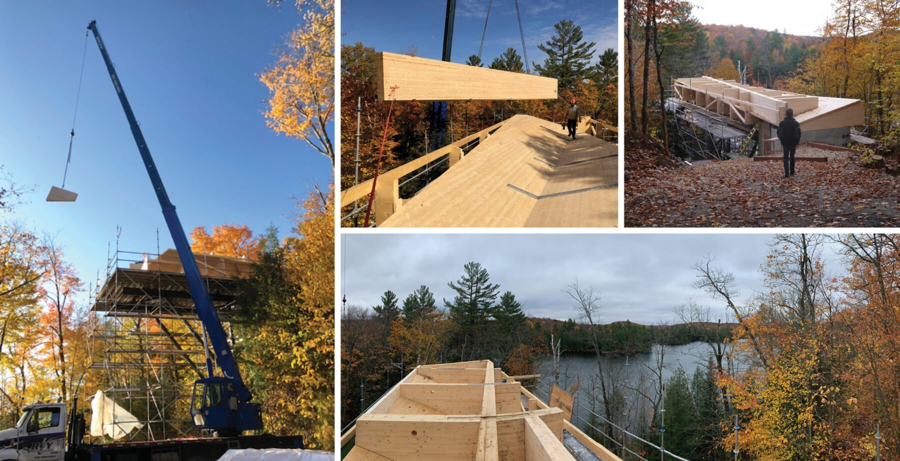 cross laminated timber cottage construction