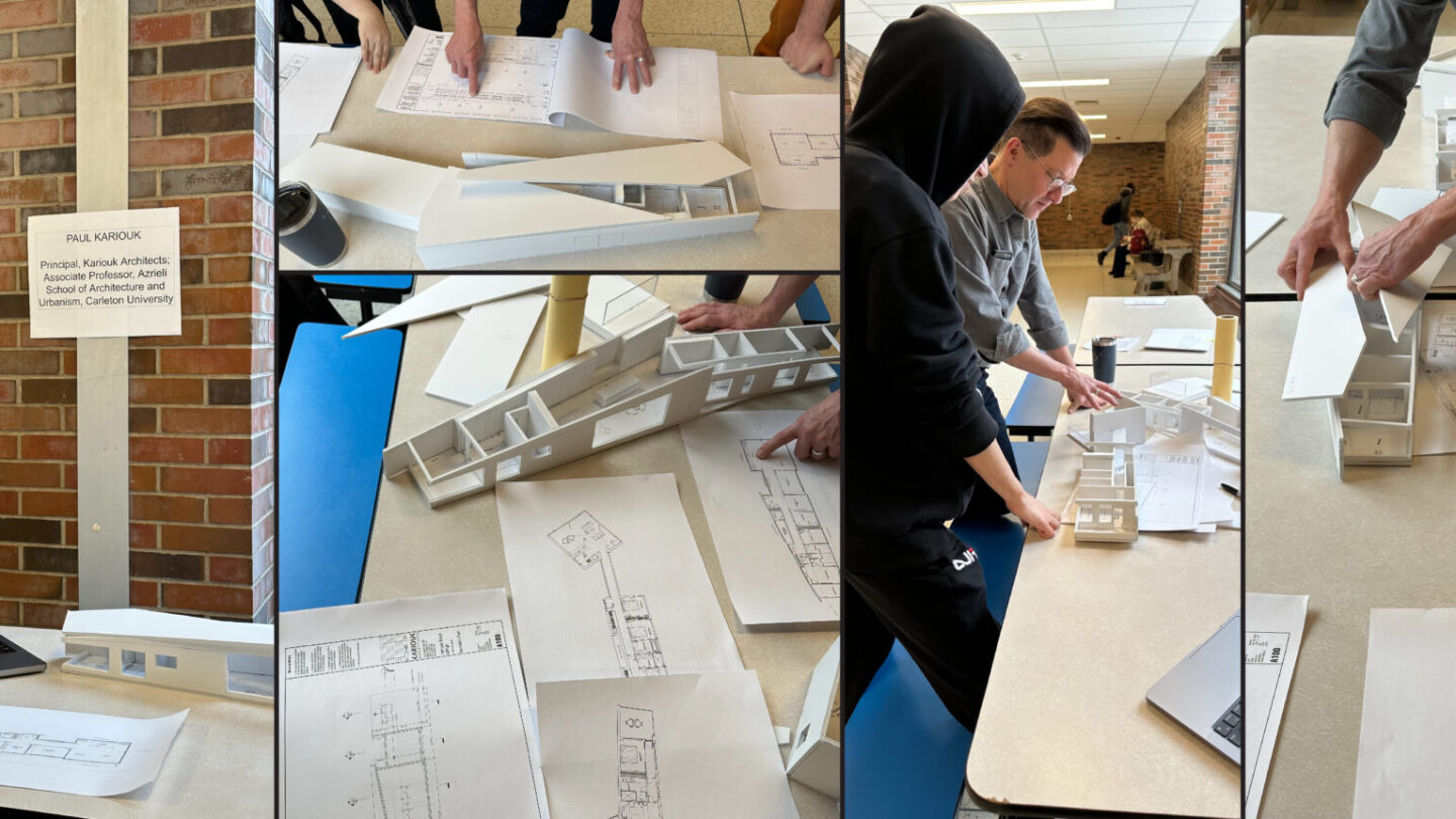 Kariouk Architects at the Ottawa Technical Secondary School Career Fair
